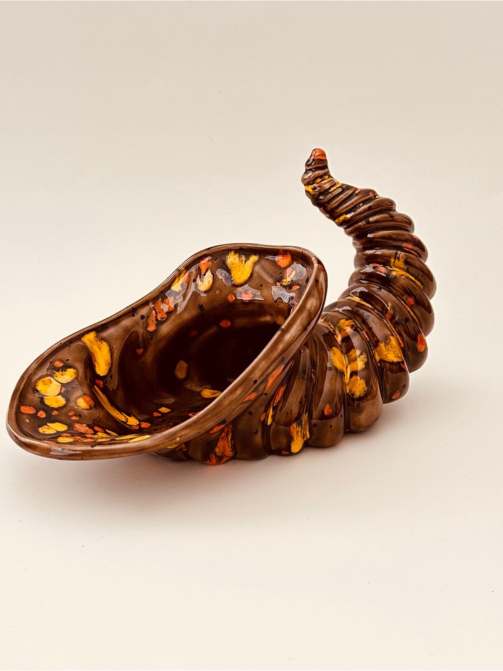 Atlantic Mold Cornucopia Horn Of Plenty Pottery